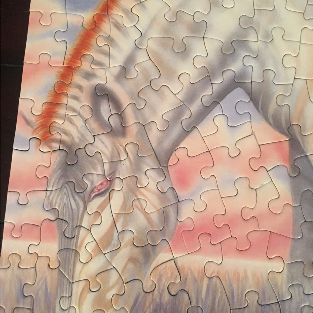 Zebra Lady Puzzle Olivia de Berardinis Fantasy Art - Picture 6 of 12